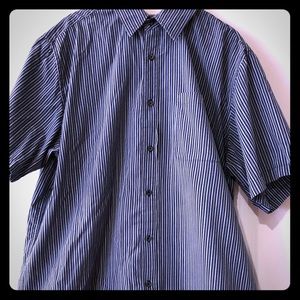 Striped button down shirt